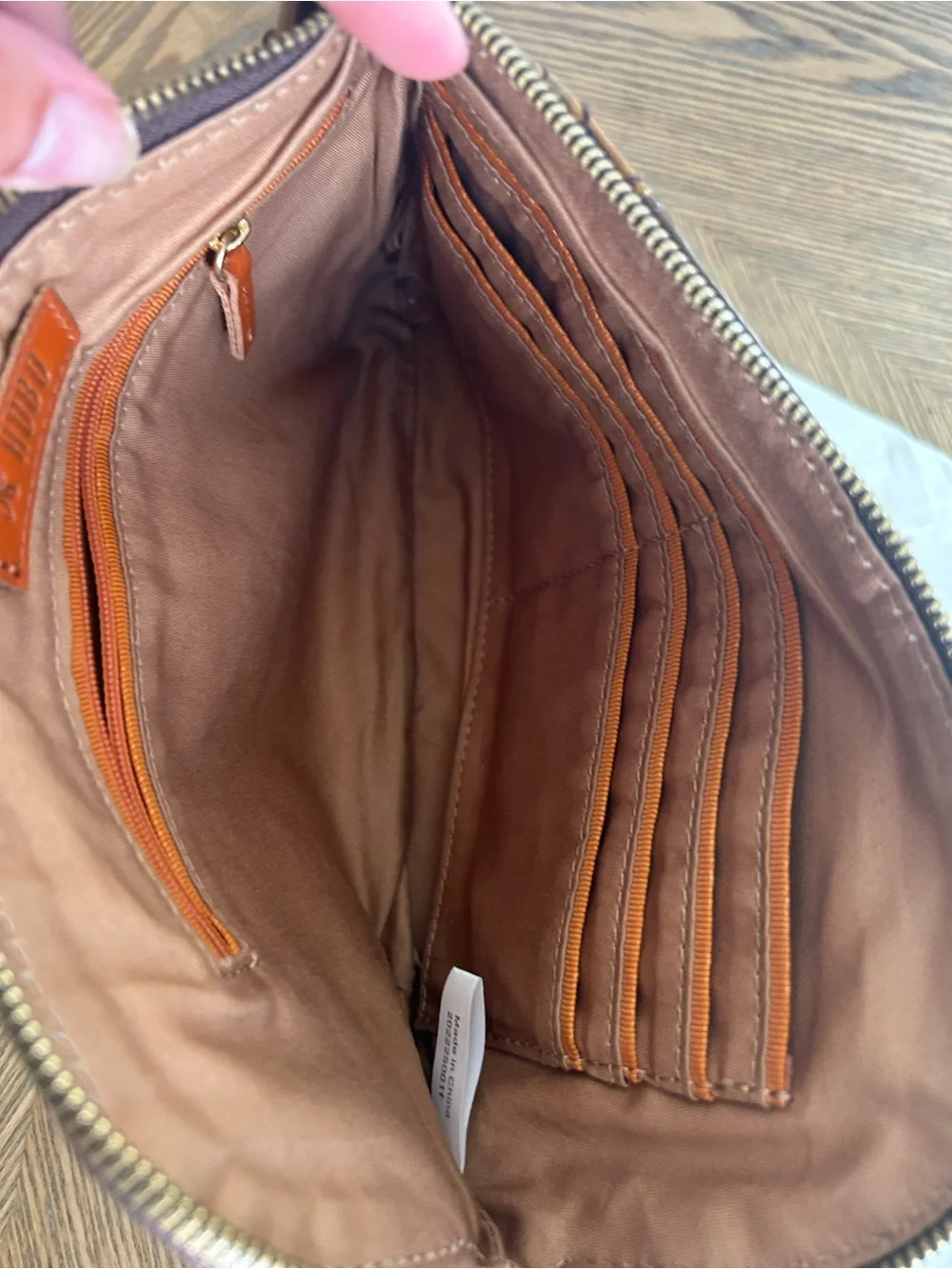 HOBO patchwork leather